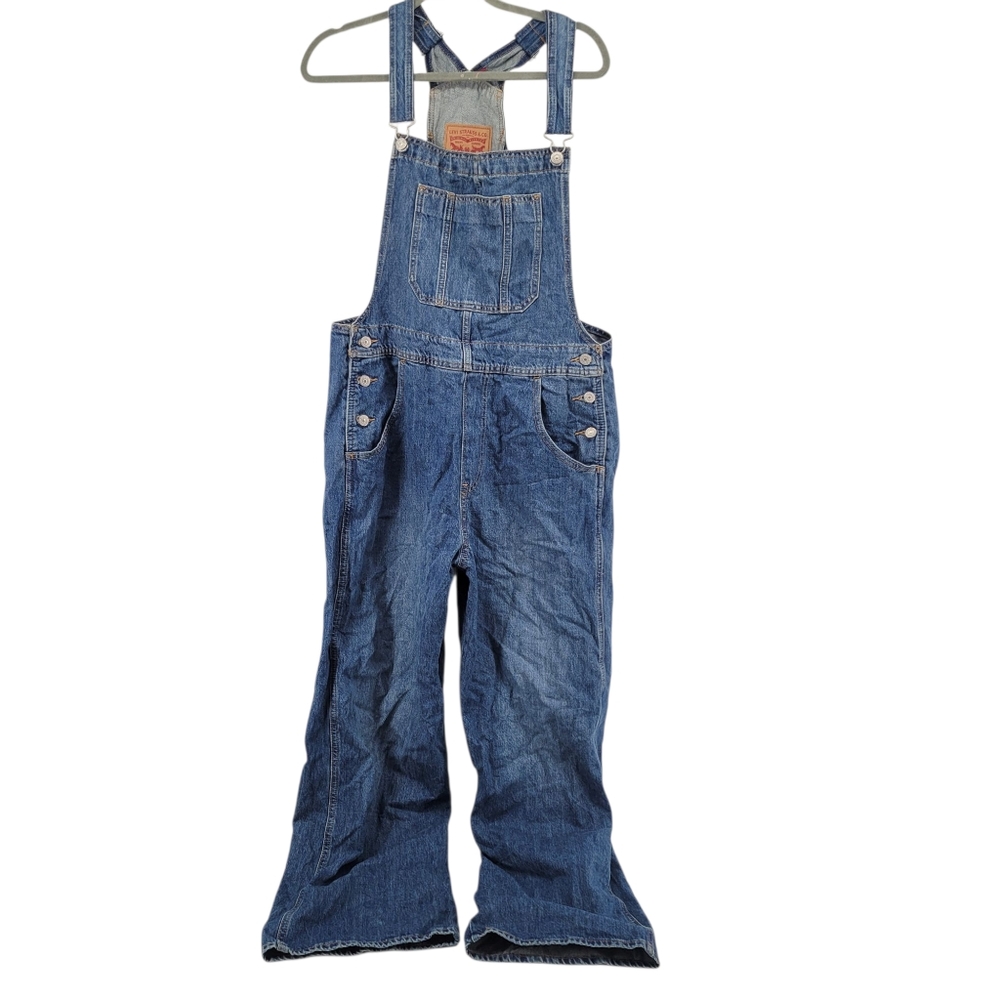 Levis Womens Blue Denim Overalls Size L  size XL